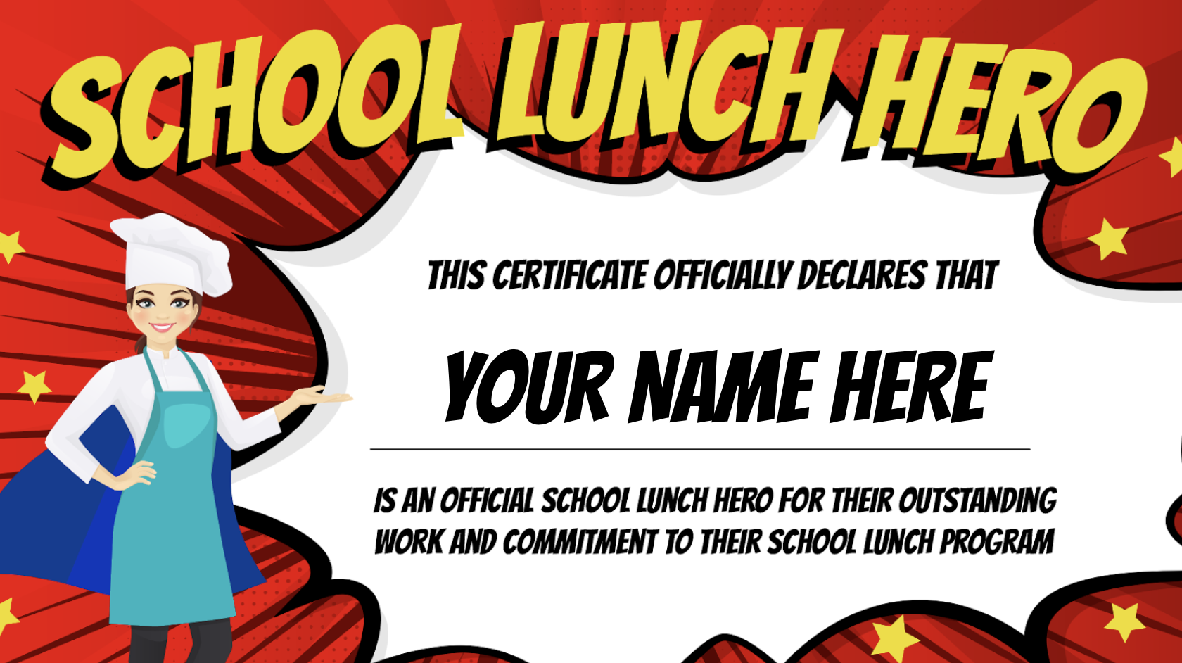 School Lunch Hero Day Health e Pro